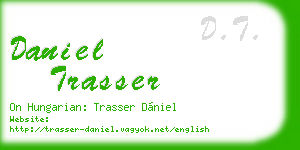 daniel trasser business card